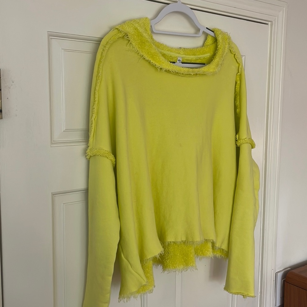 Free People Terrycloth Hoodie
